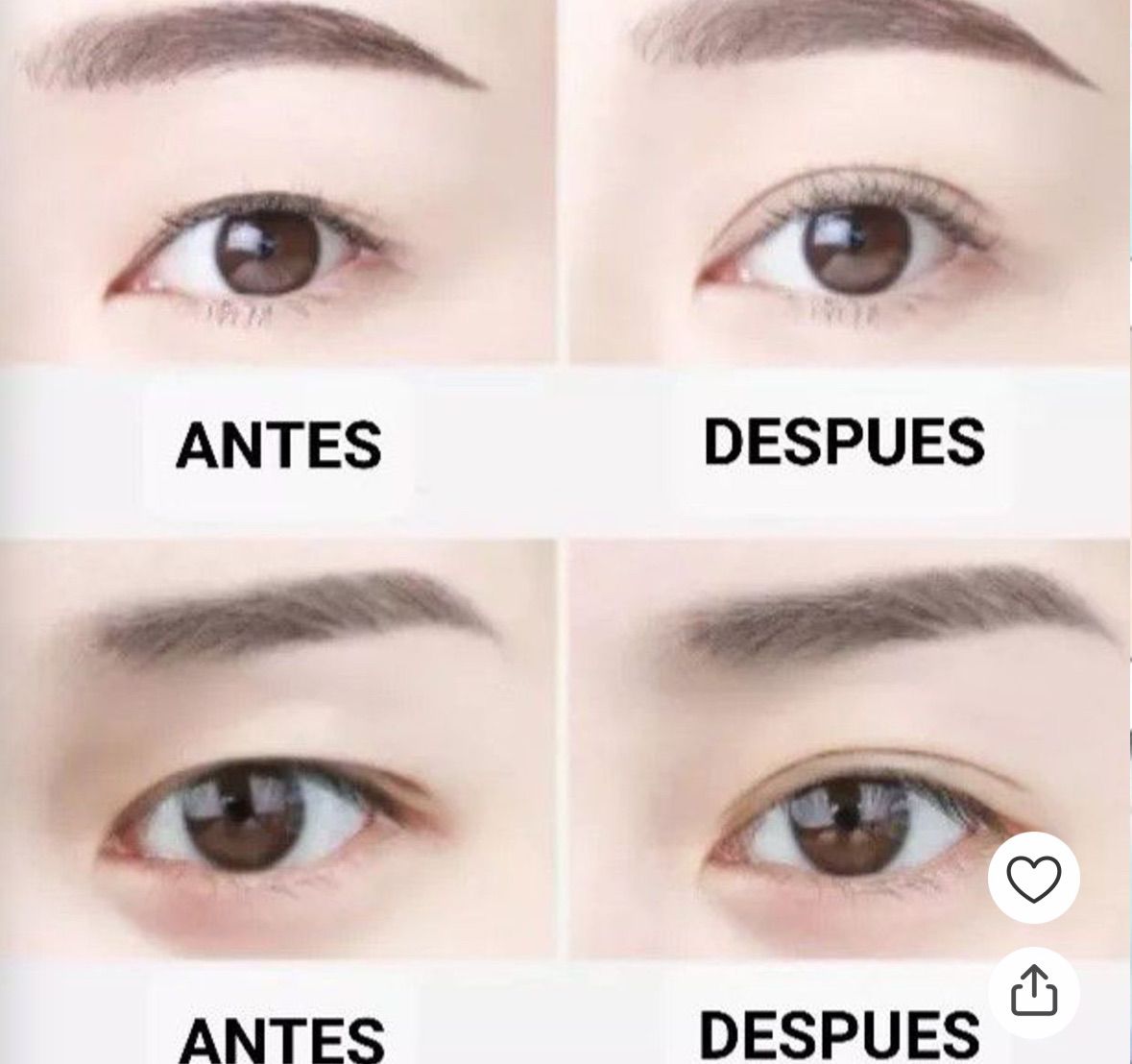 adhesivos invisibles para párpados dobl